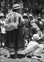 Woman in market